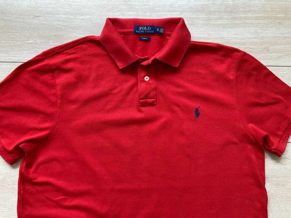 POLO By Ralph Lauren polo t shirt мъжка поло тениска  XL Slim Fit