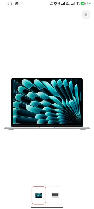 MacBook AIR M5 16/512GB новый, Еас