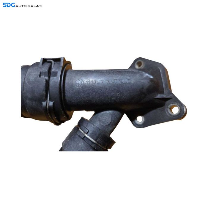 Flansa Distribuitor Apa cu Furtun Conducta Tub Tubulatura Apa BMW Seria 3 E90 E91 E92 E93 2004 - 2011 Cod 1112-2247744 [N4469]