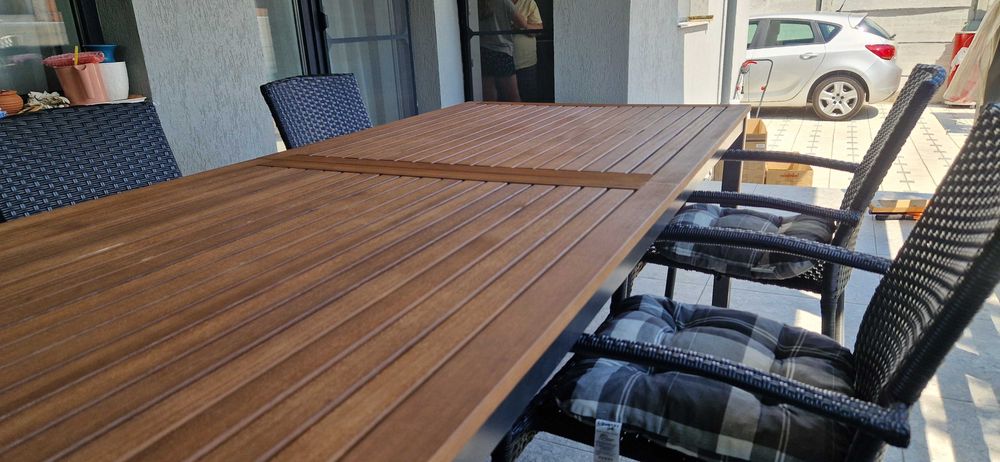 Set Masă exterior cu 6 scaune