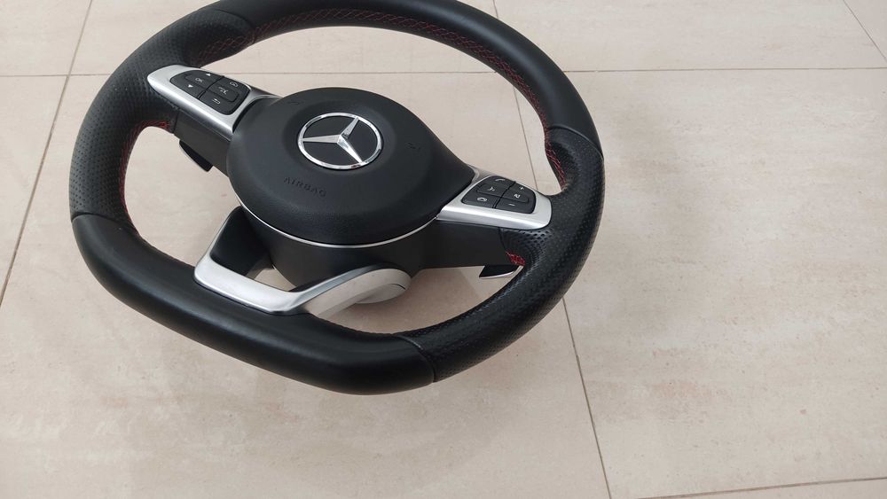 Мерцедес AMG Sport волан с ВИБРАЦИЯ - Mercedes W205  * W166 * W213