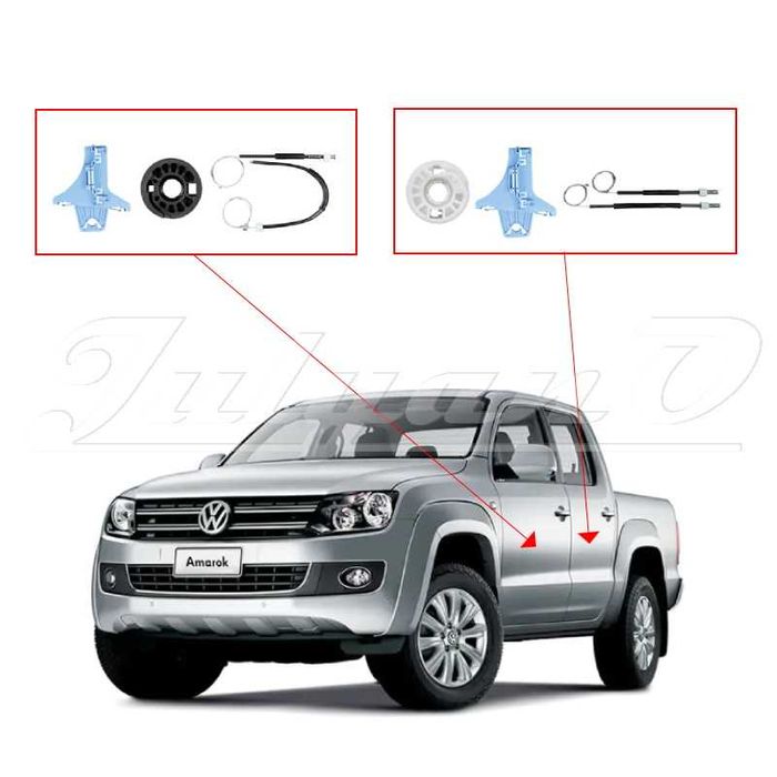 Рем. к-т за ел. машинка за стъкло за VW AMAROK МК1