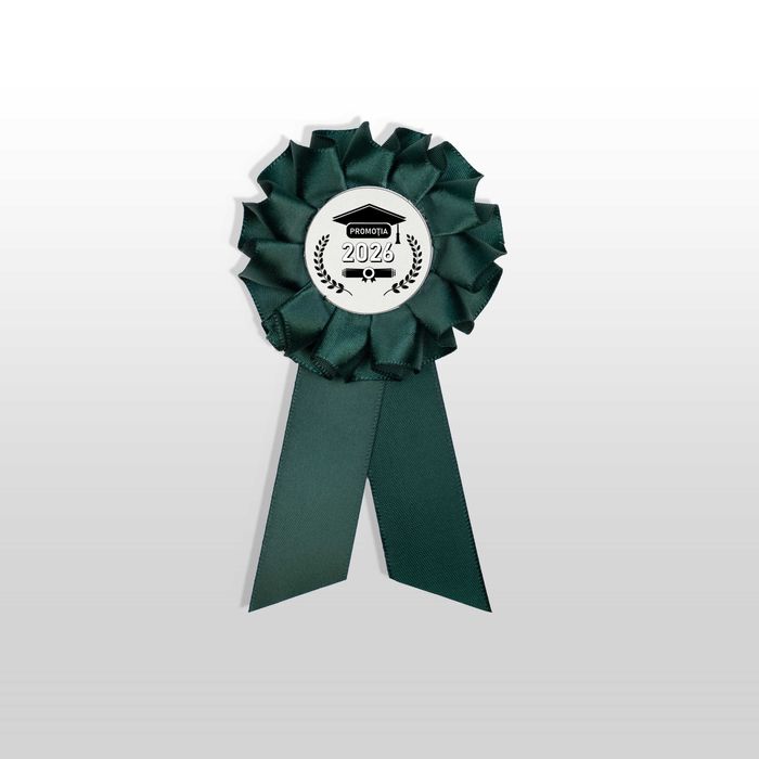 Toca, Esarfa si Cocarda,Nepersonalizat, Verde Inchis, Liceu, Facultate