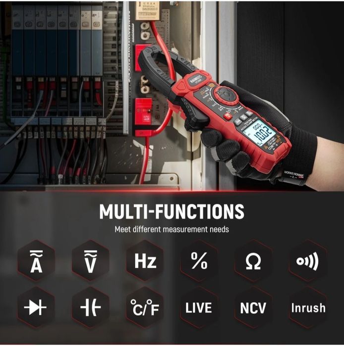 Clampmetru multimetru Kaiweets HT208F digital  Clamp meter