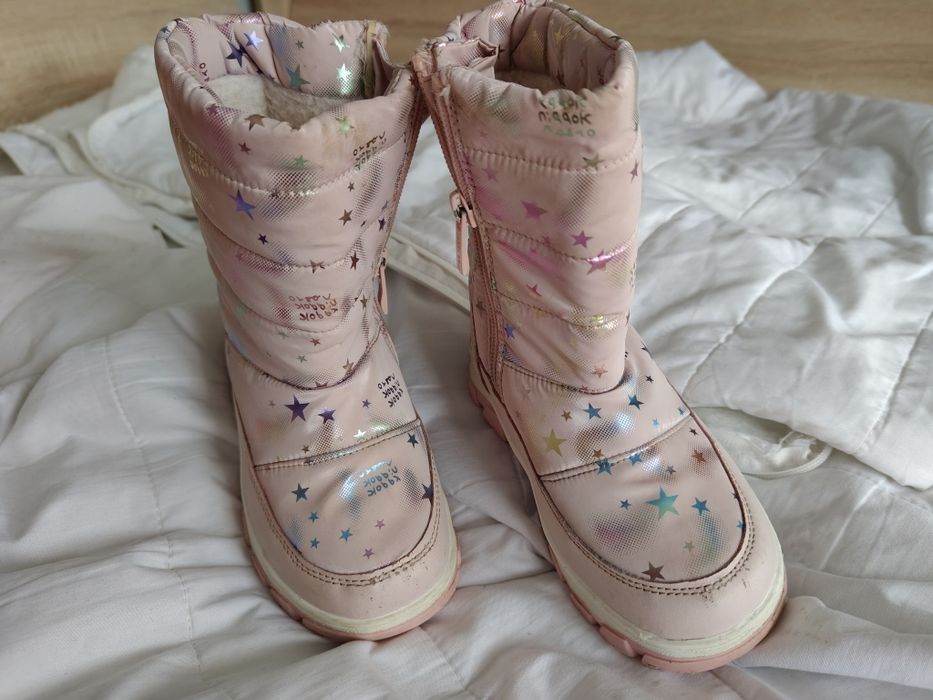 Детски ботуши , розови, 27 номер, стелка  17,5 см