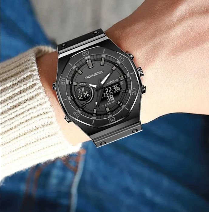 FOXBOX X48 Phantom – хибриден мъжки часовник