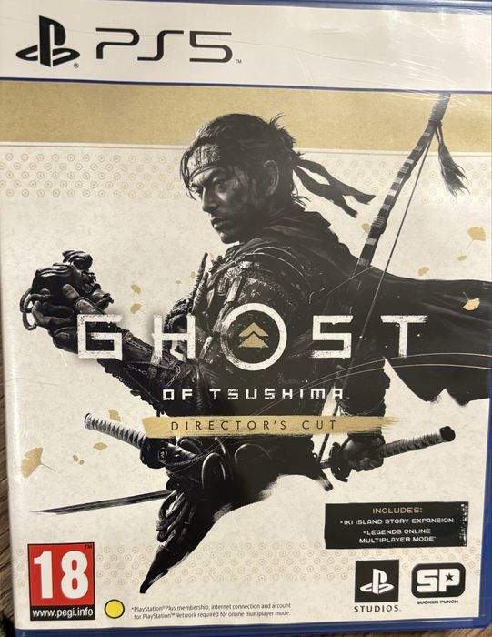 Ghost of Tsushima ps5- 40€ и Star Wars jedi: Survivor ps5- 20€