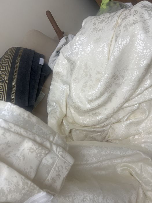 Шторы с двумя комплектами тюля