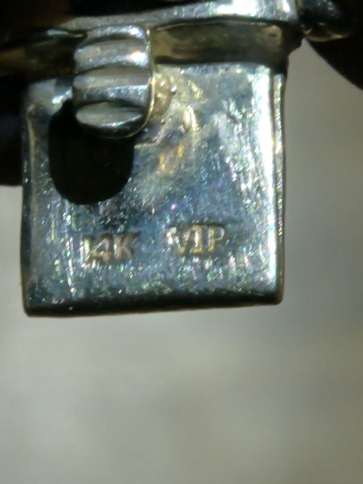 Златна гривна 14K 103.1гр. VIP  Miami Men's Cuban Curb Link Bracelet 9