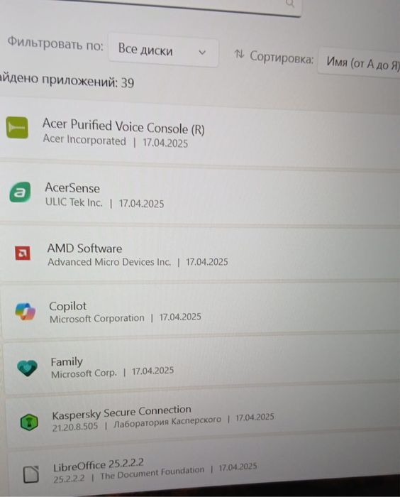 Ноутбук асер новый не пользовались