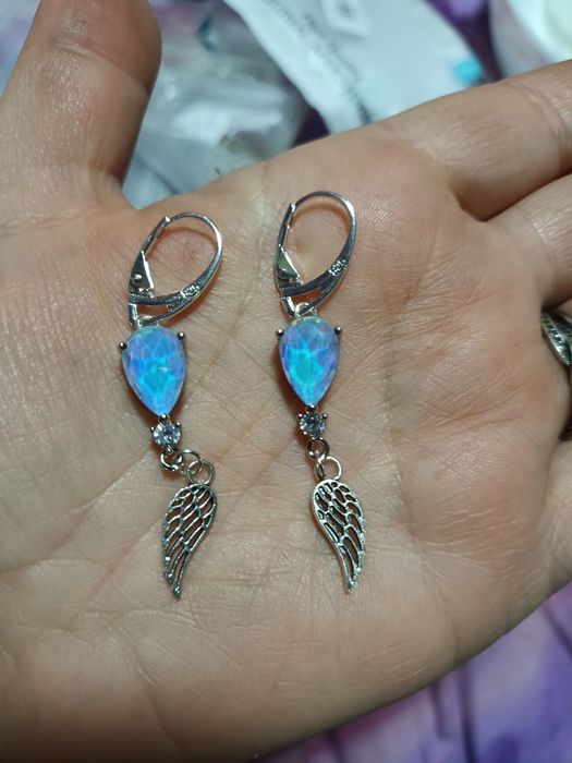 Aripi îngeri și pietre blue