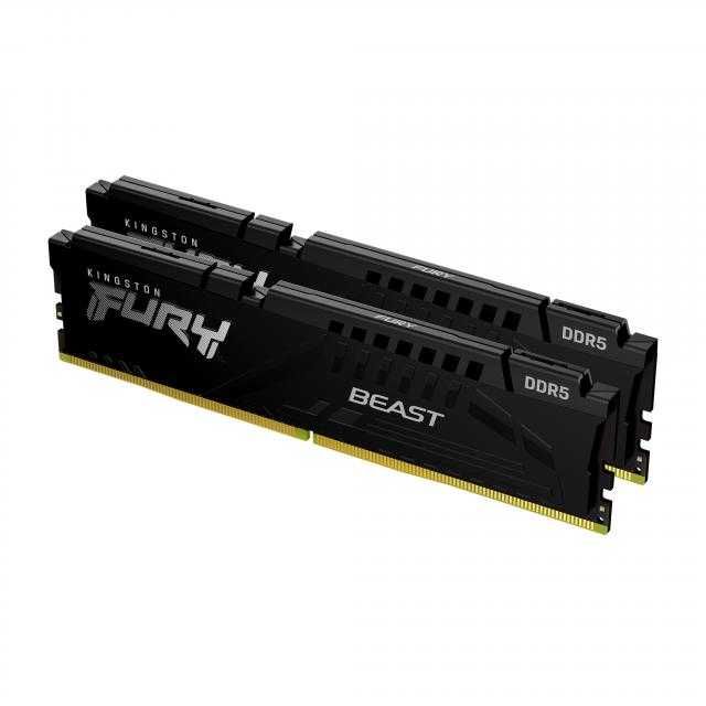Памет Kingston FURY Beast Black 32GB (2x16GB) DDR5 6000MHz CL36