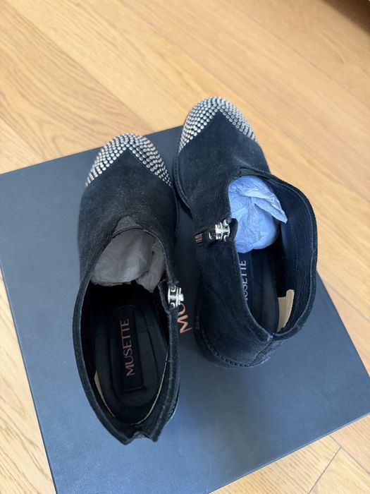 Ghete musette piele
