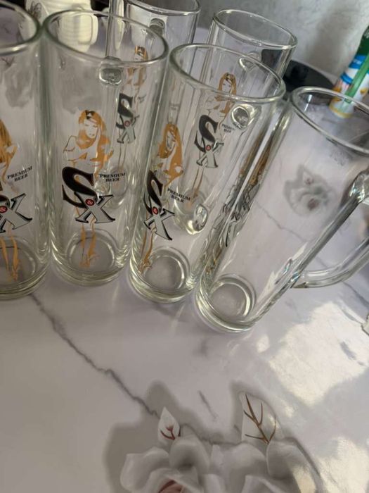 Кружки пивные рюмки