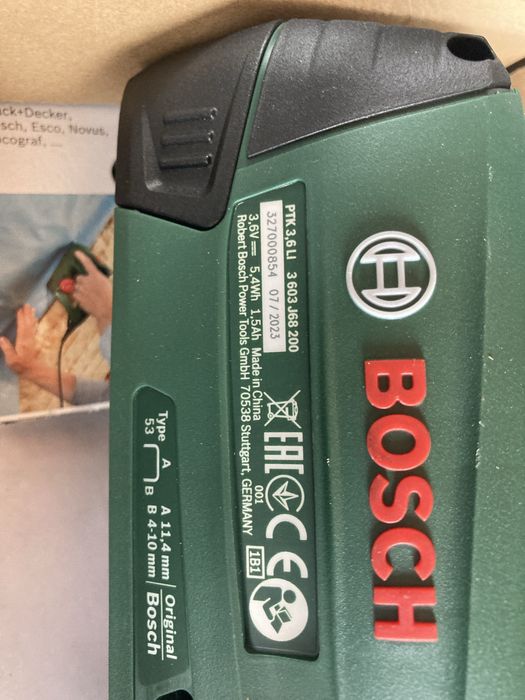 Capsator Electric Bosch PTK  3,6Li Nou Germania