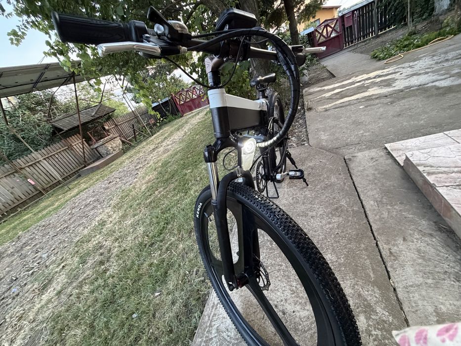 Bicicletă Electrică Pliabilă Samebike LO26 (E-Bike MTB Full Suspension)