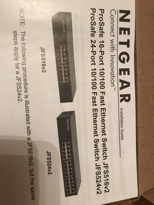 24 Портов Switch Netgear JFS524v2
