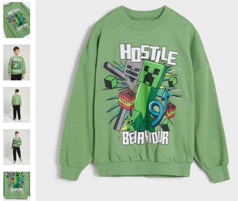 Нов, лицензиран суичър Майнкрафт