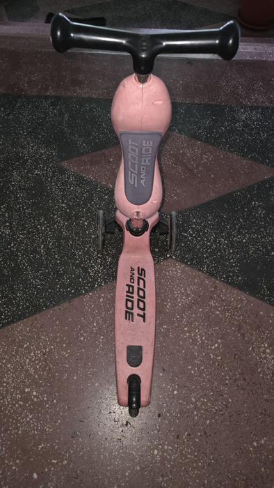 Trotinetă Scoot and Ride, 2 in 1, Roz