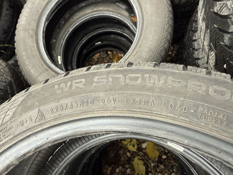 225/45/18”Set 4 buc.NOKIAN.dot 2021.M+S.iarnă.IMPECABILE