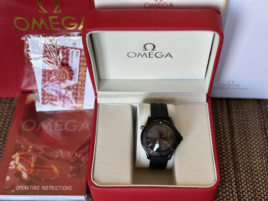 Omega Seamaster Diver 300M Black Rubber Strap 42 mm