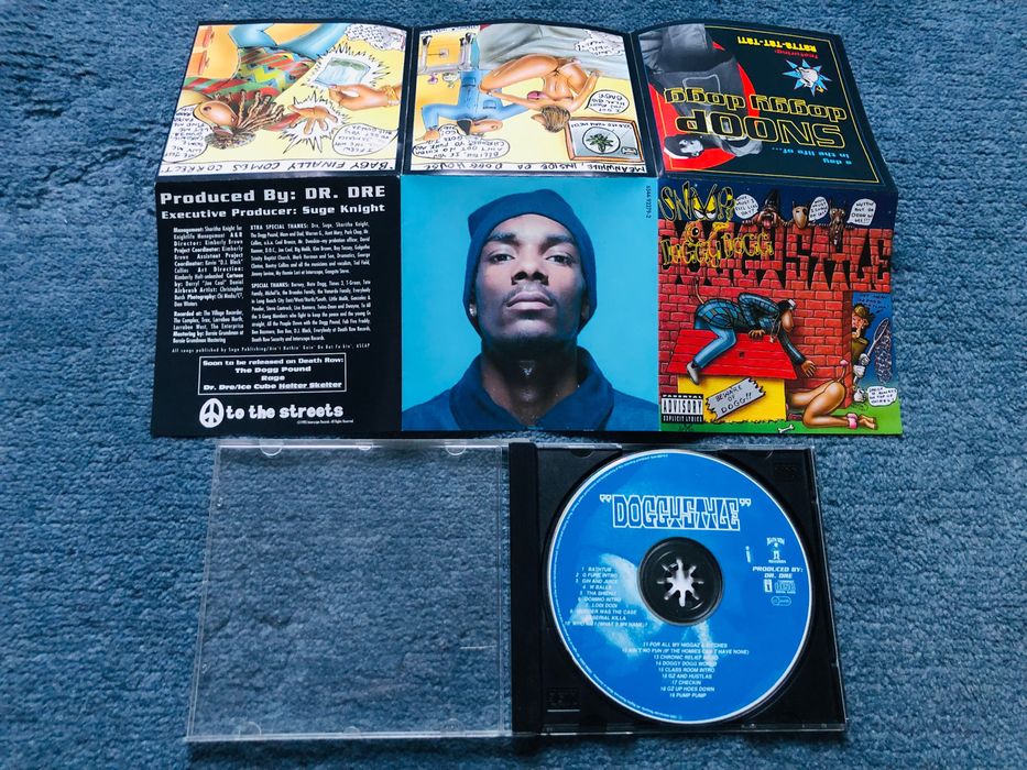 Snoop Dogg Doggystyle CD 1st presa 1993 rap hip hop Dr Dre Dogg Pound