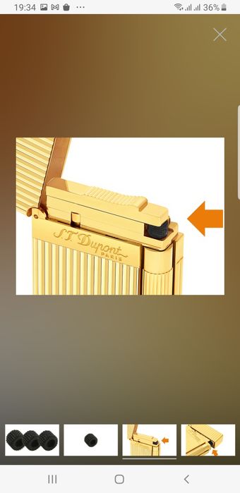 Rotițe de cremene S.T. Dupont pentru brichete Ligne 1 și 2,