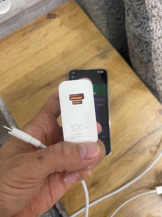 100% Original 100W Zaryadka Honor huawei 6A Usb type-C