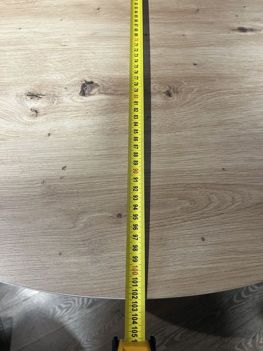 Masa rotunda extensibila 102-142 cm
