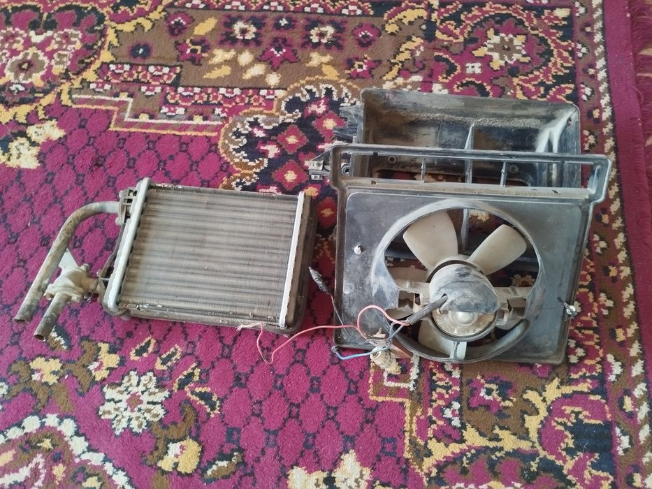 Печь с вентилятором  на авто Ваз. Жигули.