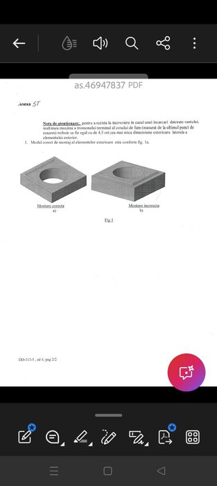 Coș Fum - Element din Șamotă