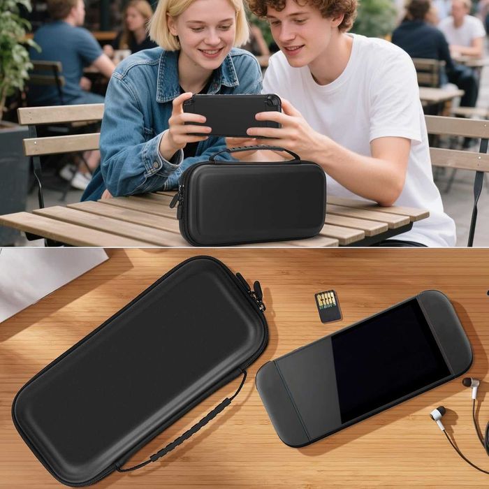 Husă transport Nintendo Switch 2 (2025),carcasa geanta consola 10 slot