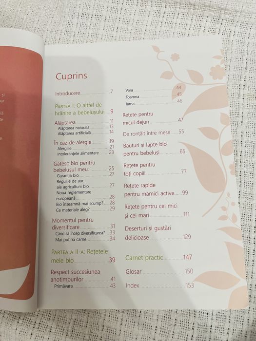 Carte pentru diversificare si retete bio copii + CADOU