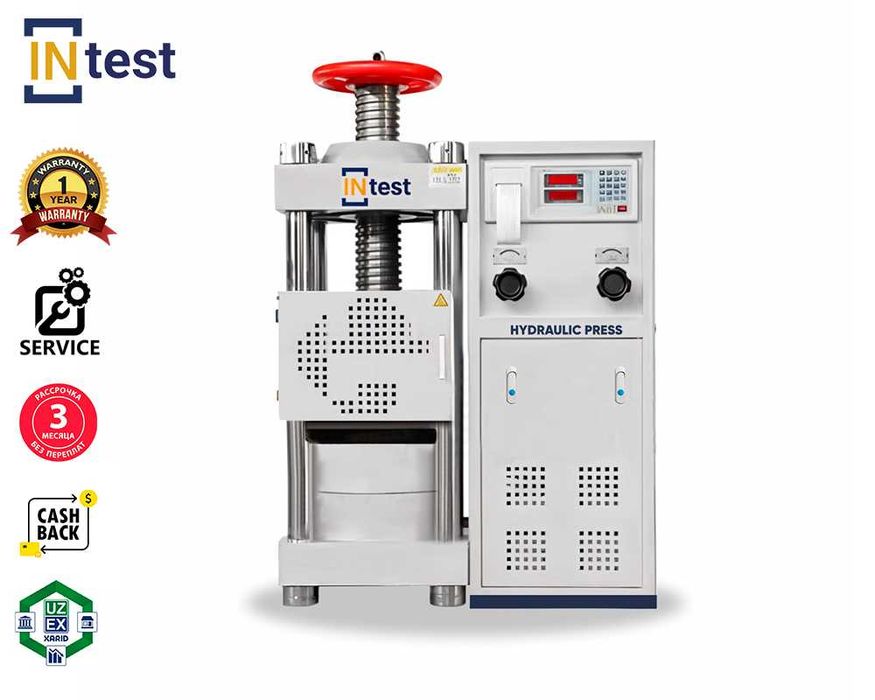 Пресс испытательный гидравлический для бетона (Полуавтомат)
