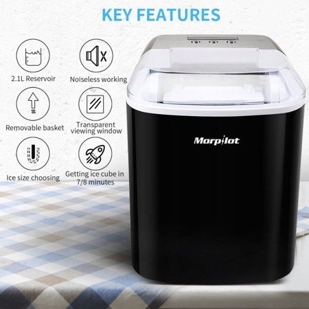 Промо Цена!Ледогенератор  с /LCD /дисплей и   сапочистваща се функция.