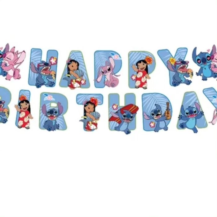 Парти сет украса Стич