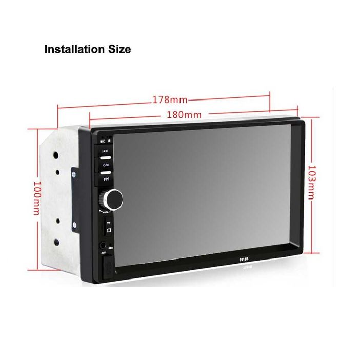 Магнитола 7 "дюймовой c камерой заднего хода 1080P Full HD