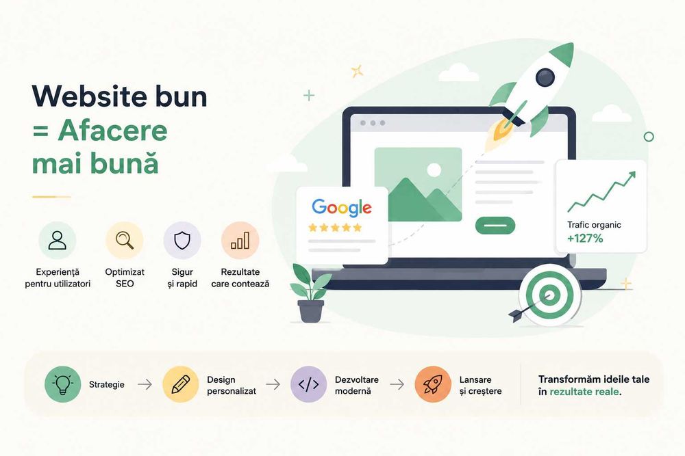 Creare Website Profesional | Site Prezentare si Magazin Online