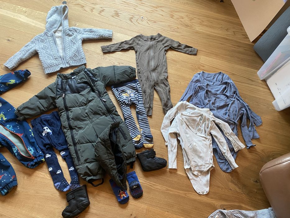 Детски зимни дрешки 1-2 г размер 80