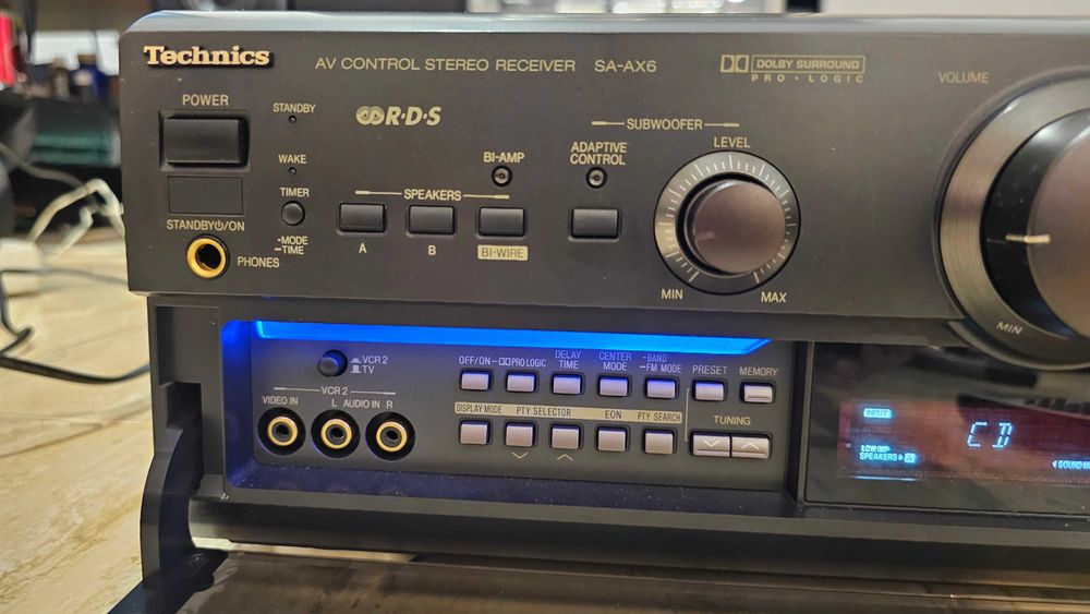 Amplituner Technics SA-AX6 cu Bi-AMP, cu telecomanda si cu test video!