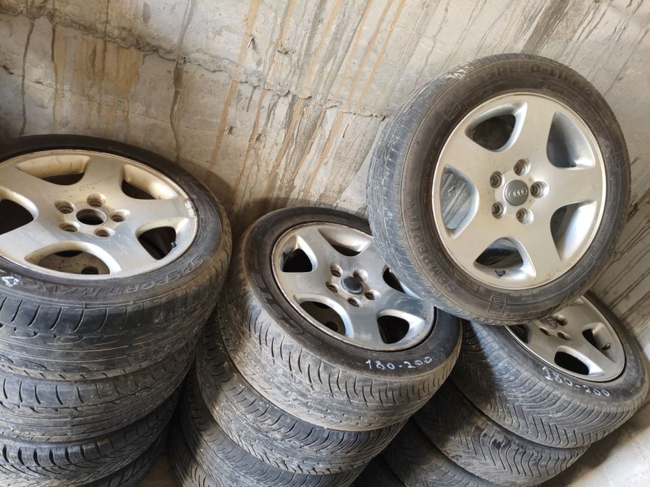 Титановые диски с резиной и без