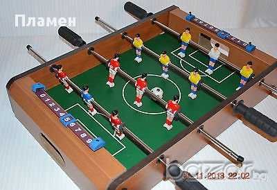 Детски мини маса за футбол джаги, джага с 12 играчи и 2 т. 50х31х10 см