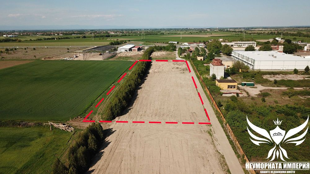 Продавам земя 14000кв.м. преди КЦМ на трета линия към Пловдив