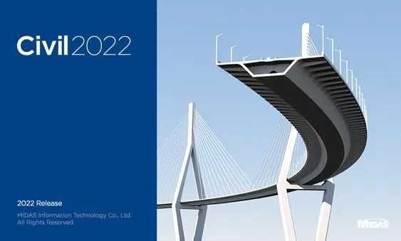 Midas Civil 2024 2023 2022 2019 Software Lifetime License Windows