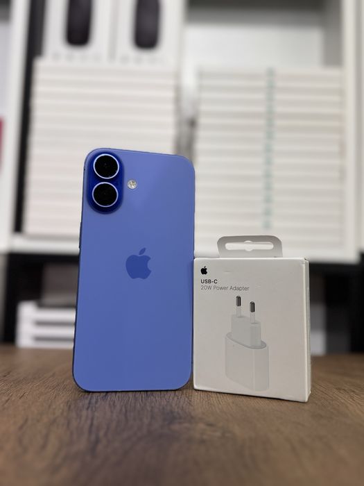 iPhone 16 Blue 92% Baterie * Grand * Garantie 1 AN