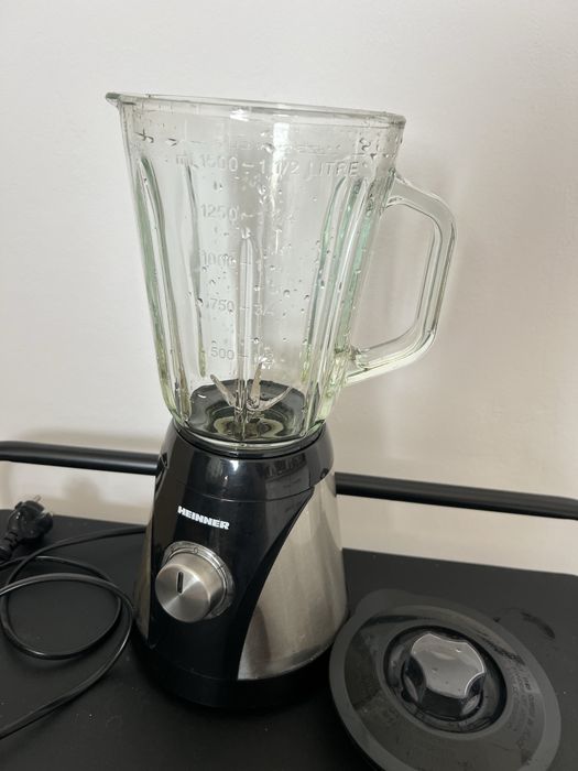 Blender Heinner Optimix 600W, vas din sticlă 1,5 L