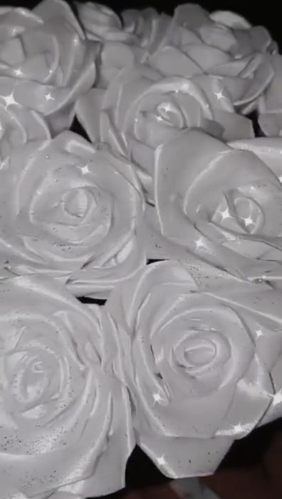 Розы из ленты на заказ