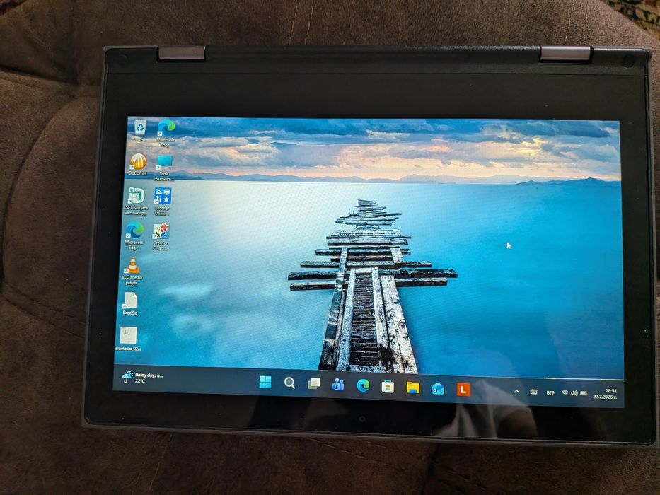 Като нов + Писалка + 128GB Карта! Лаптоп/Таблет Lenovo 300e 2nd Gen