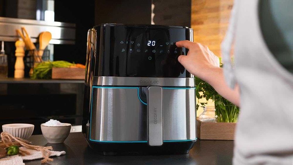 Фритюрник/еър фрайър с горещ въздух Cecotec Cecofry диетичен 5.5л