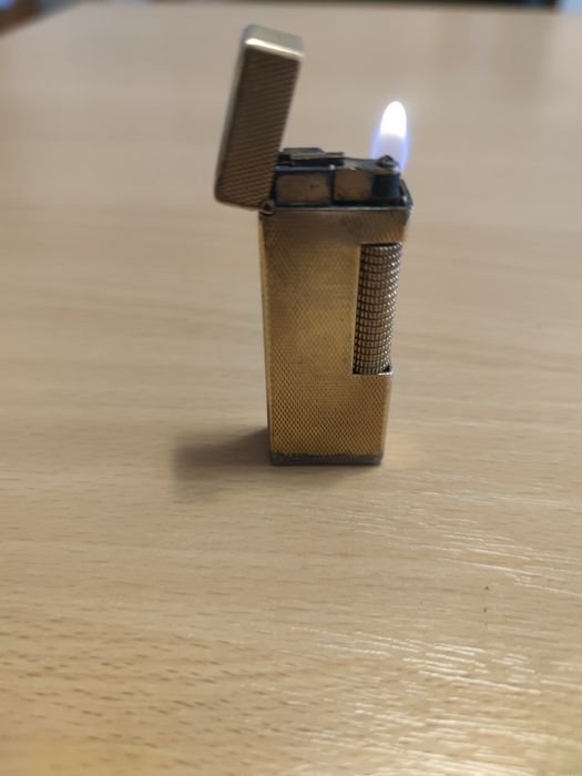 Brichetă de colecție Dunhill Rollagas Anii 50, Placata Aur